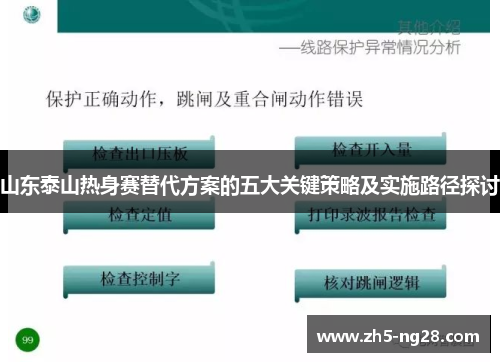 山东泰山热身赛替代方案的五大关键策略及实施路径探讨
