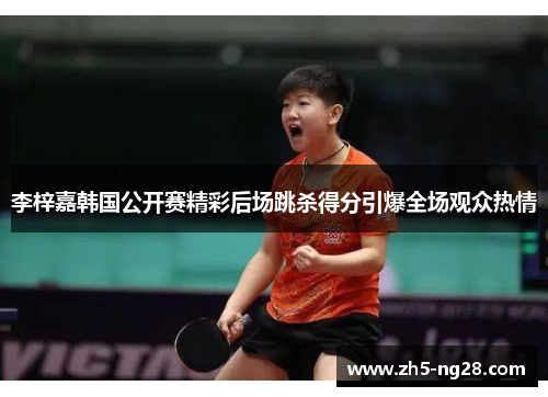 李梓嘉韩国公开赛精彩后场跳杀得分引爆全场观众热情